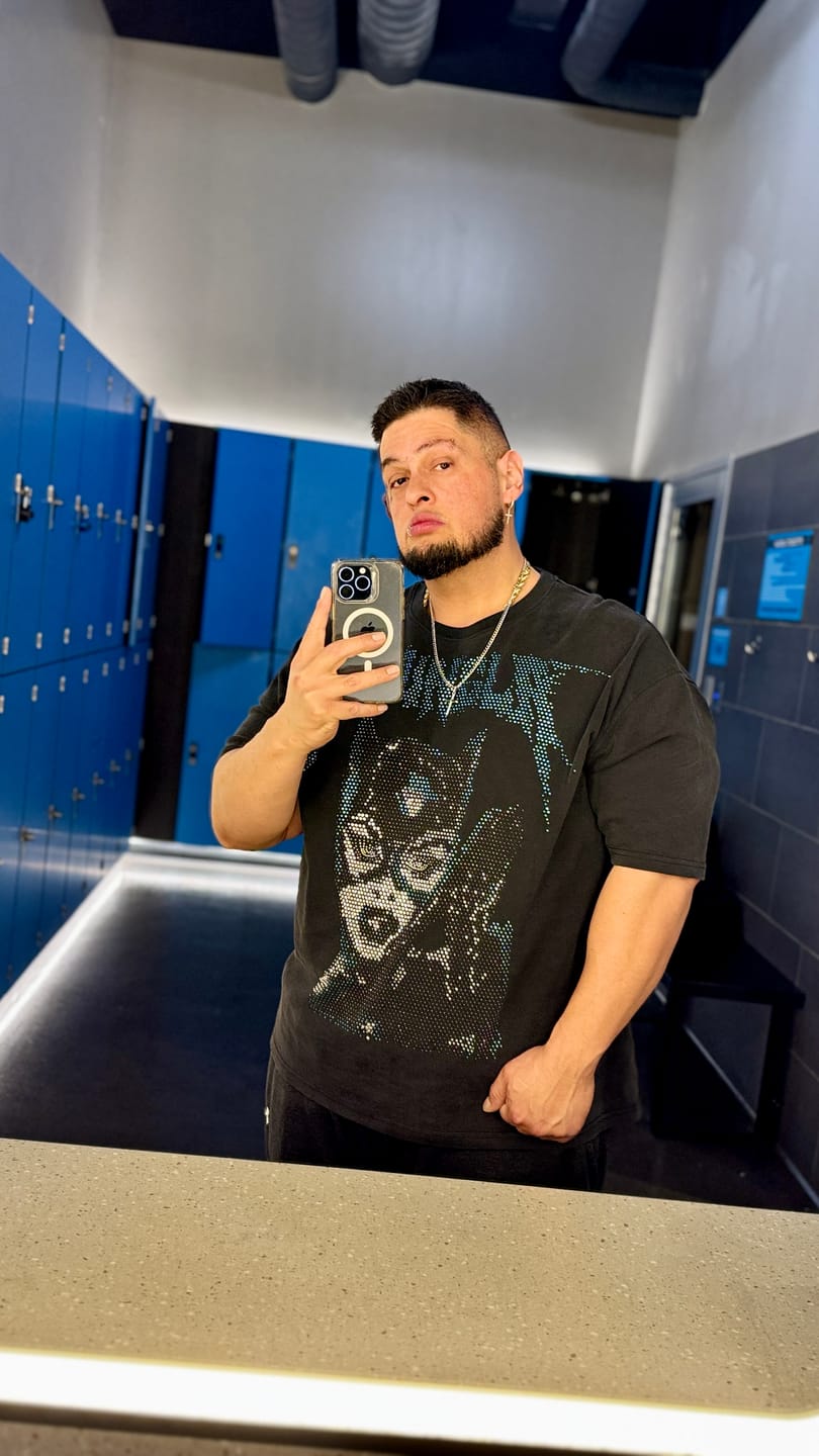 Customer photo review of 4257 - Batman Rhinestone Tees
