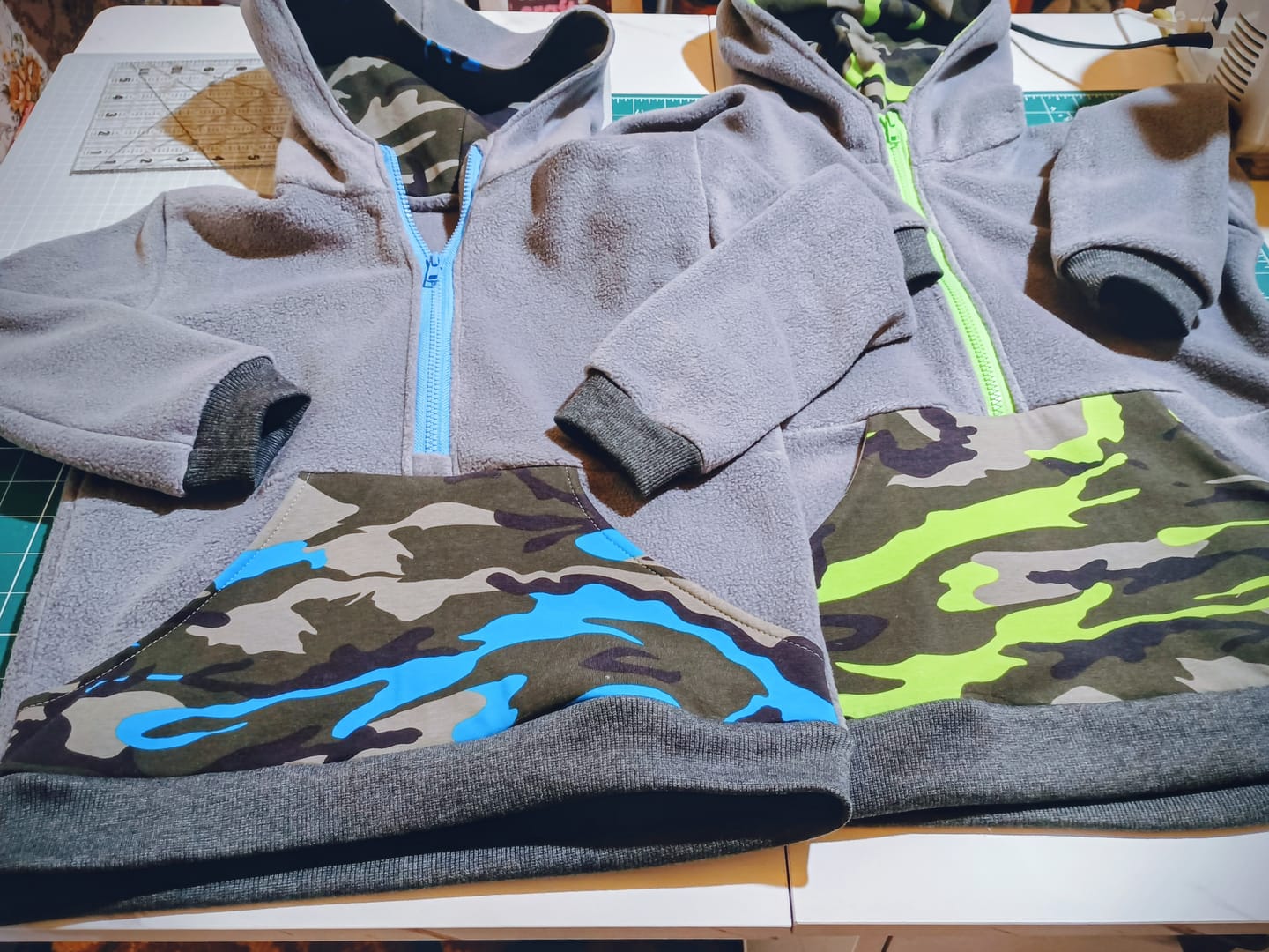 Customer photo review of Special Offer #2 - Plain Polar Fleece Fabric - 2 metre Pre-cut