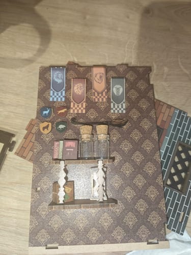 Customer photo review of Magic Wand Store DIY Book Nook Kit