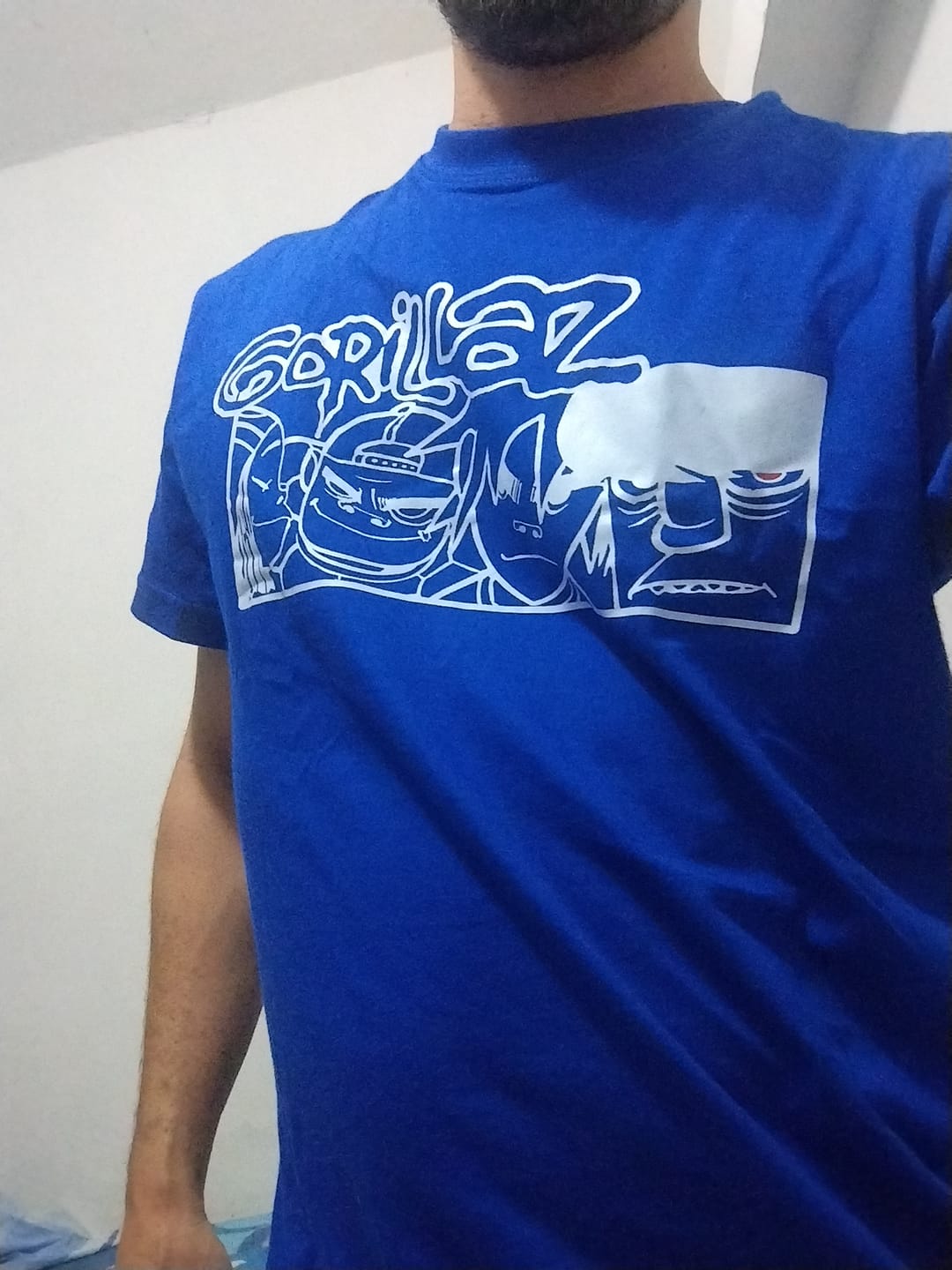 Customer photo review of Camiseta Algodon Gorillaz Band Art
