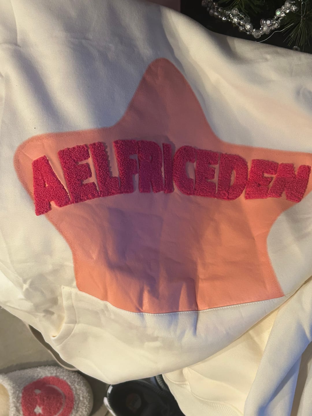 Customer photo review of Aelfric Eden Vintage Embroidery Eden Star V303 Hoodie