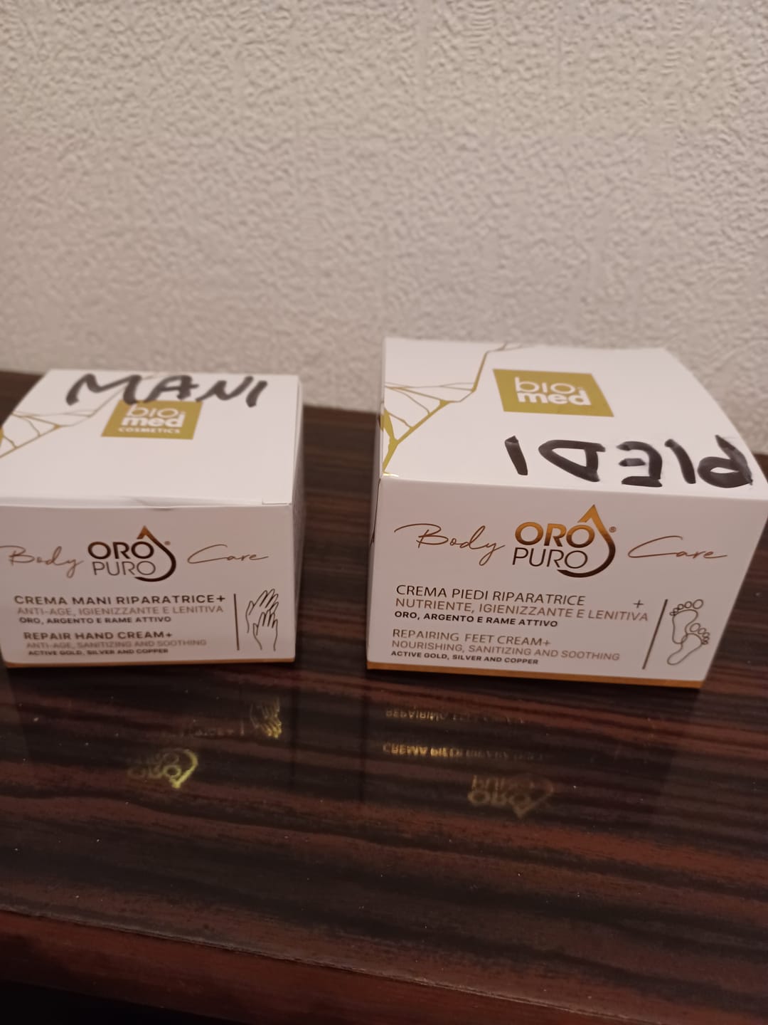 Customer photo review of Crema Piedi Riparatrice+ con Oro Puro, Argento e Rame Attivo 200 ml