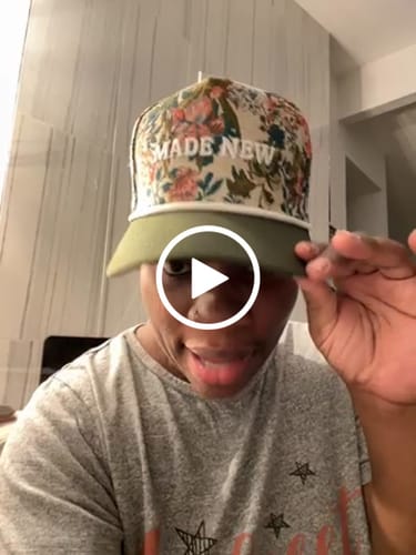Customer video review of Hat: Do what makes you Holy