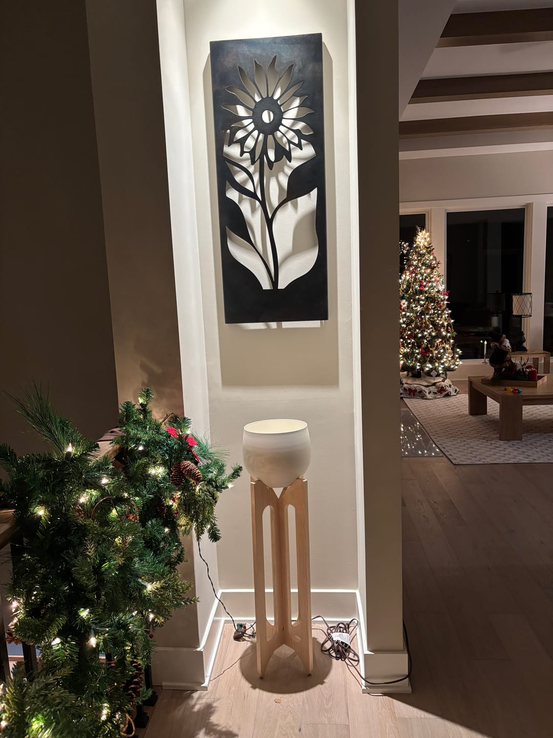 Customer photo review of Arches Plant Stand + Pot Duo