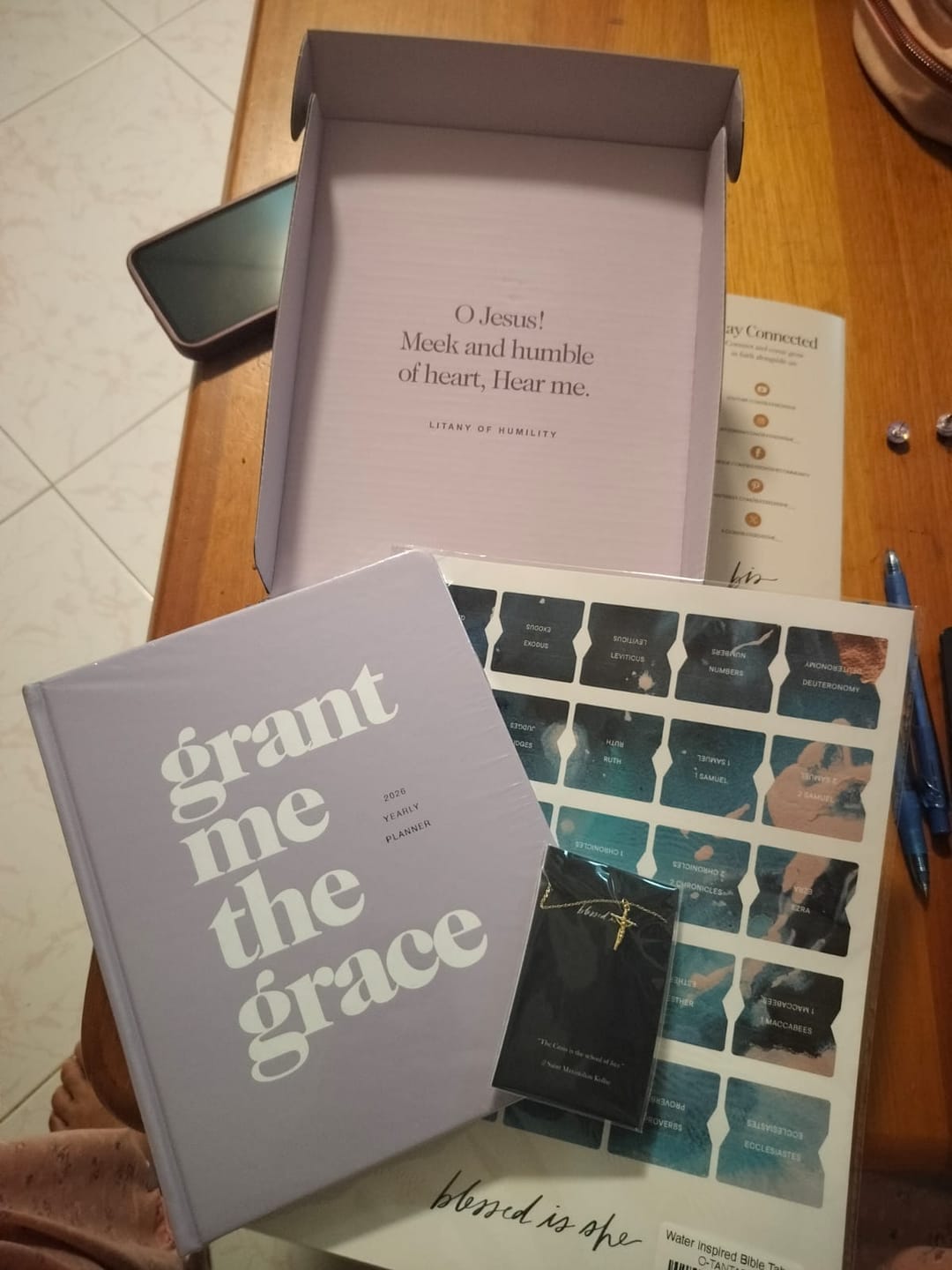 Customer photo review of 2026 Calendar Year Catholic Liturgical Planner // Mini Layout