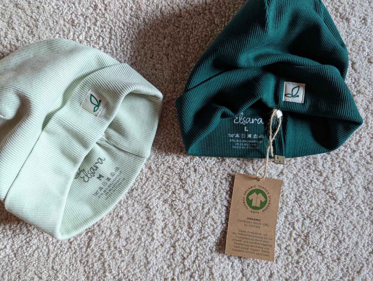 Customer photo review of Emmy Beanie - Forest Green