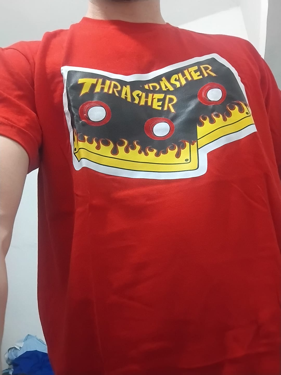 Customer photo review of Camiseta Algodon Thrasher Casete