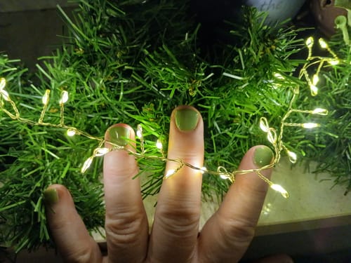 Customer photo review of Warm Olive Dipping Powder