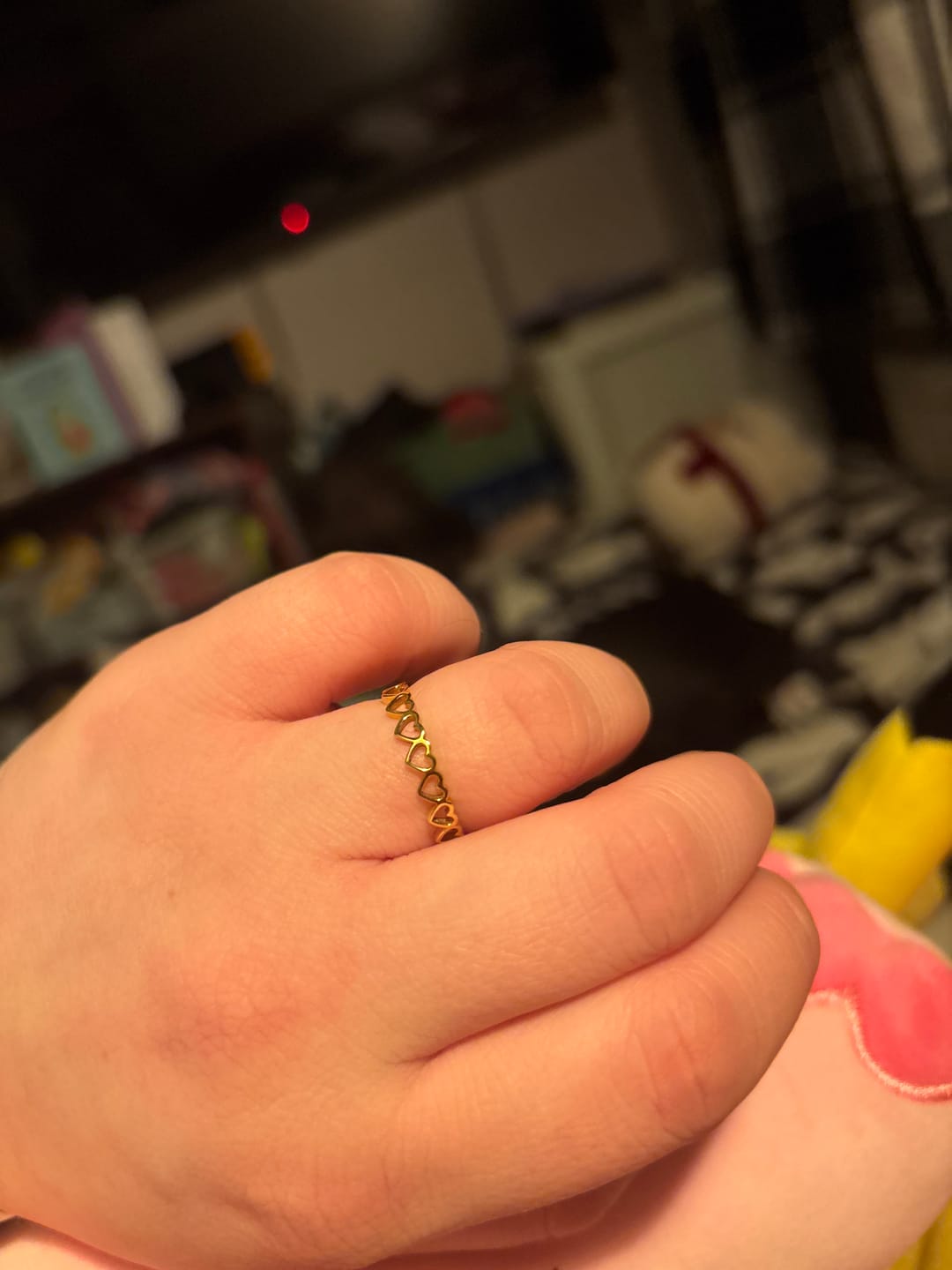 Customer photo review of Amore Eternity Ring Gold