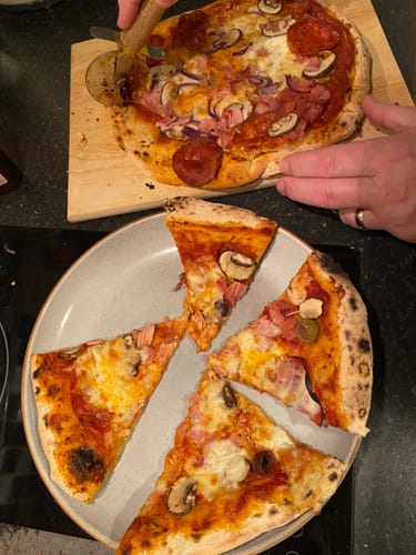 Customer photo review of Sourdough Pizza Bases