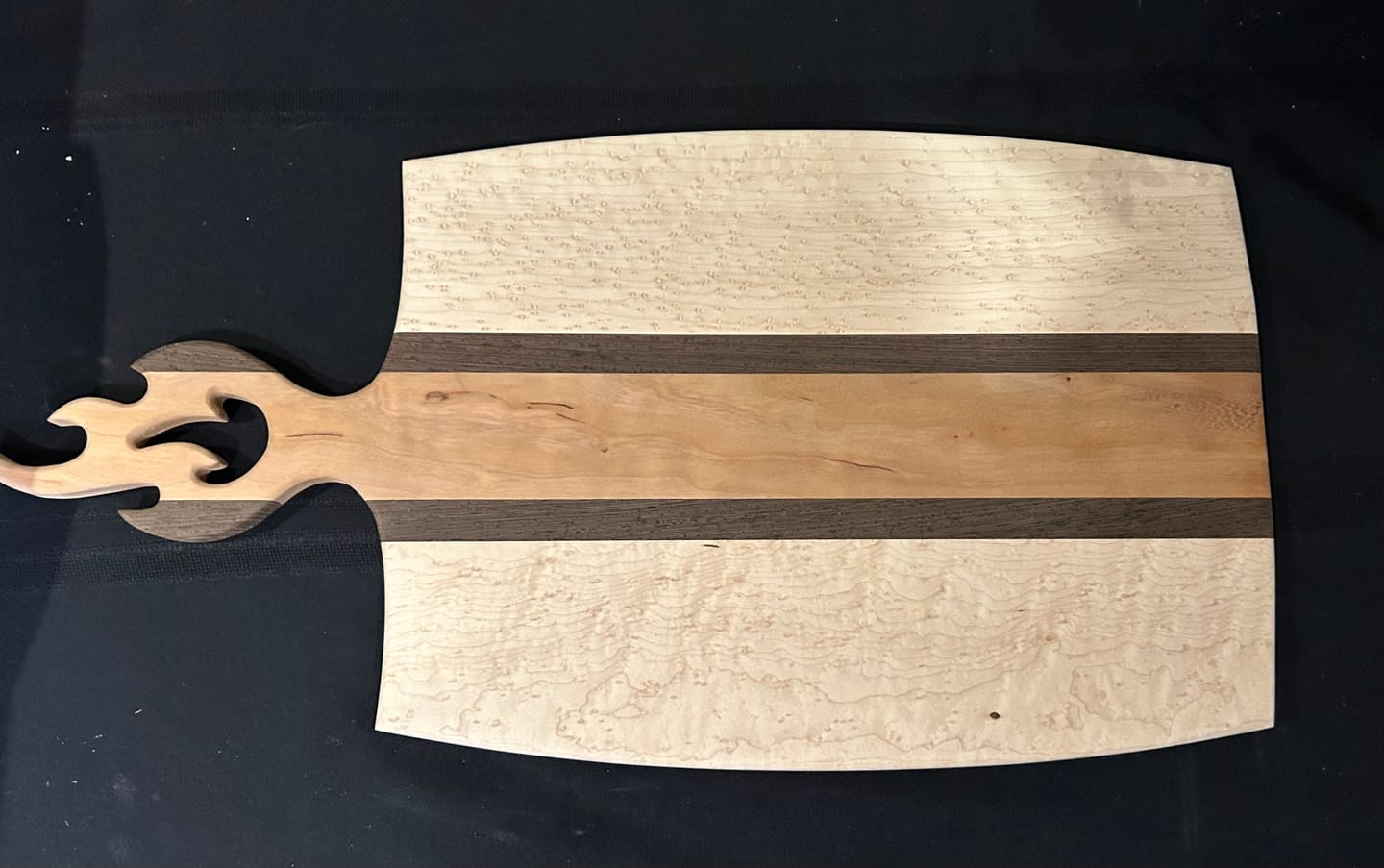 Customer photo review of Flame Style 2 Handle Acrylic Router Template