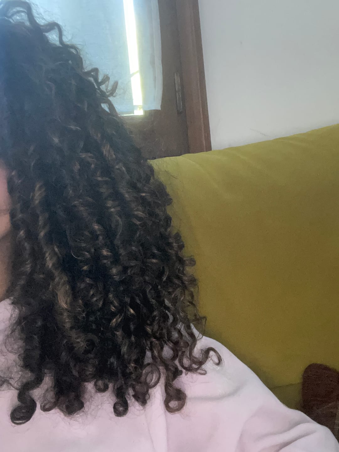 Customer photo review of Soin repulpeur de boucles sans rinçage odeur bubble 250ml