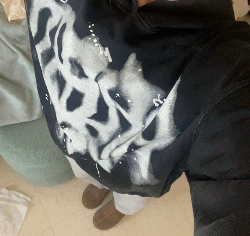 Customer photo review of Aelfric Eden Abstract Graphic Hoodie
