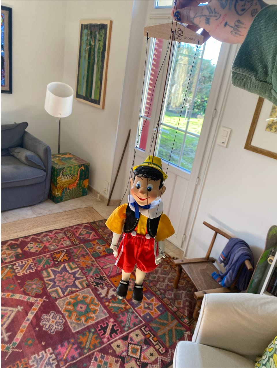 Customer photo review of Pinocchio Marionnette