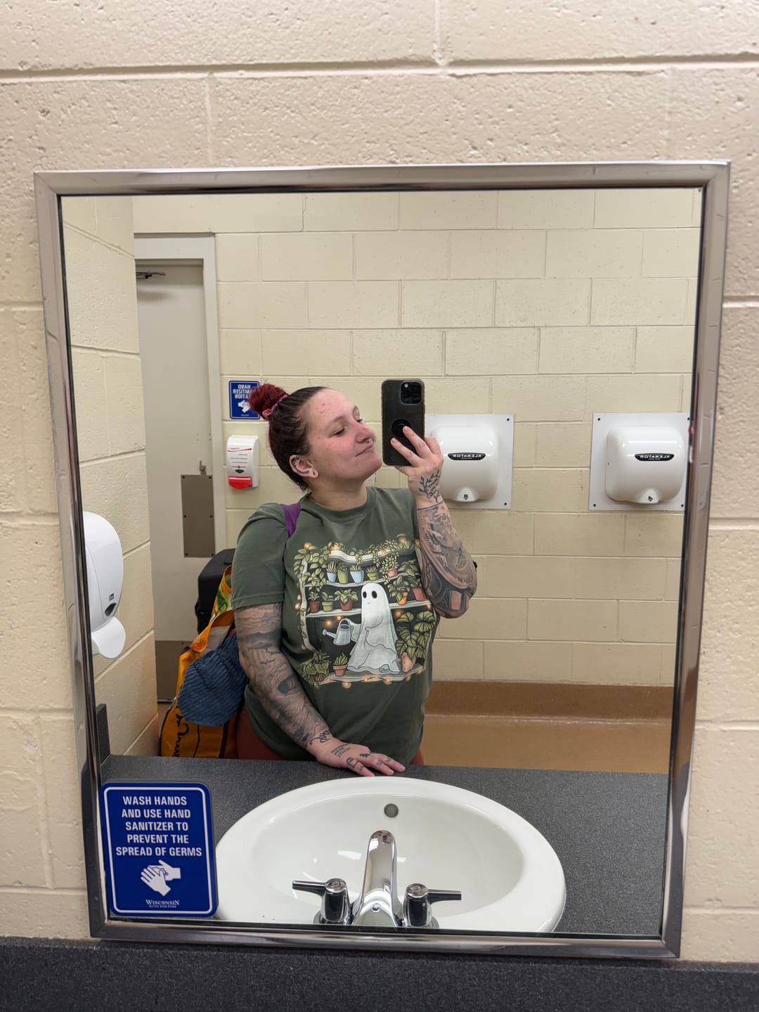 Customer photo review of Haunted Houseplants T-shirt
