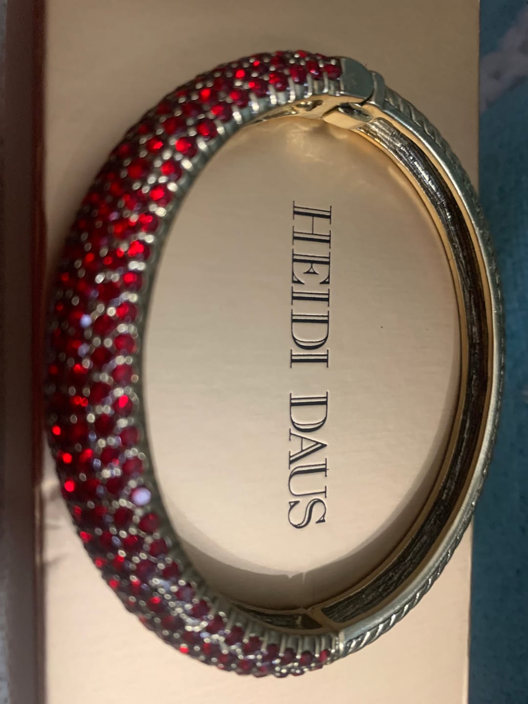 Customer photo review of Heidi Daus®"Hugs from Heidi" Crystal Bangle Bracelet