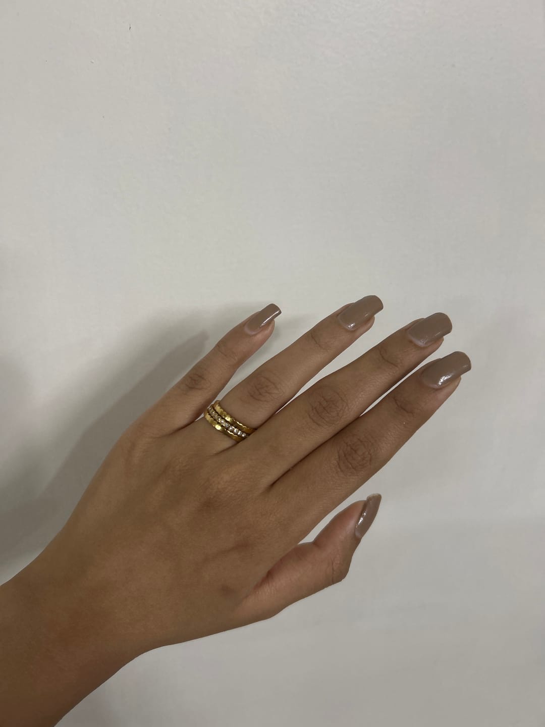 Customer photo review of Three Piece Honeycomb Ring