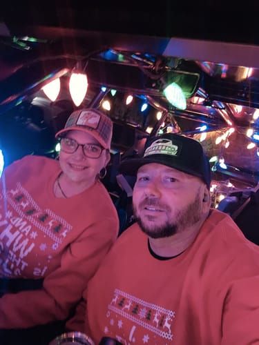 Customer photo review of OVERLORD X Rudolph: Rudolph the Red Nose Reindeer Trucker Cap