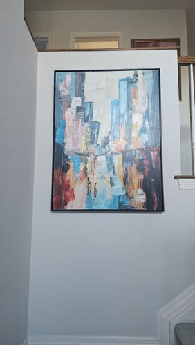 Customer review photo for COLORFUL PAINTING #CA166