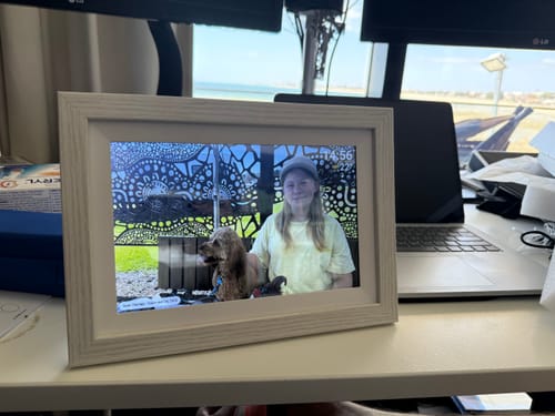 Customer photo review of Digital Photo Frame