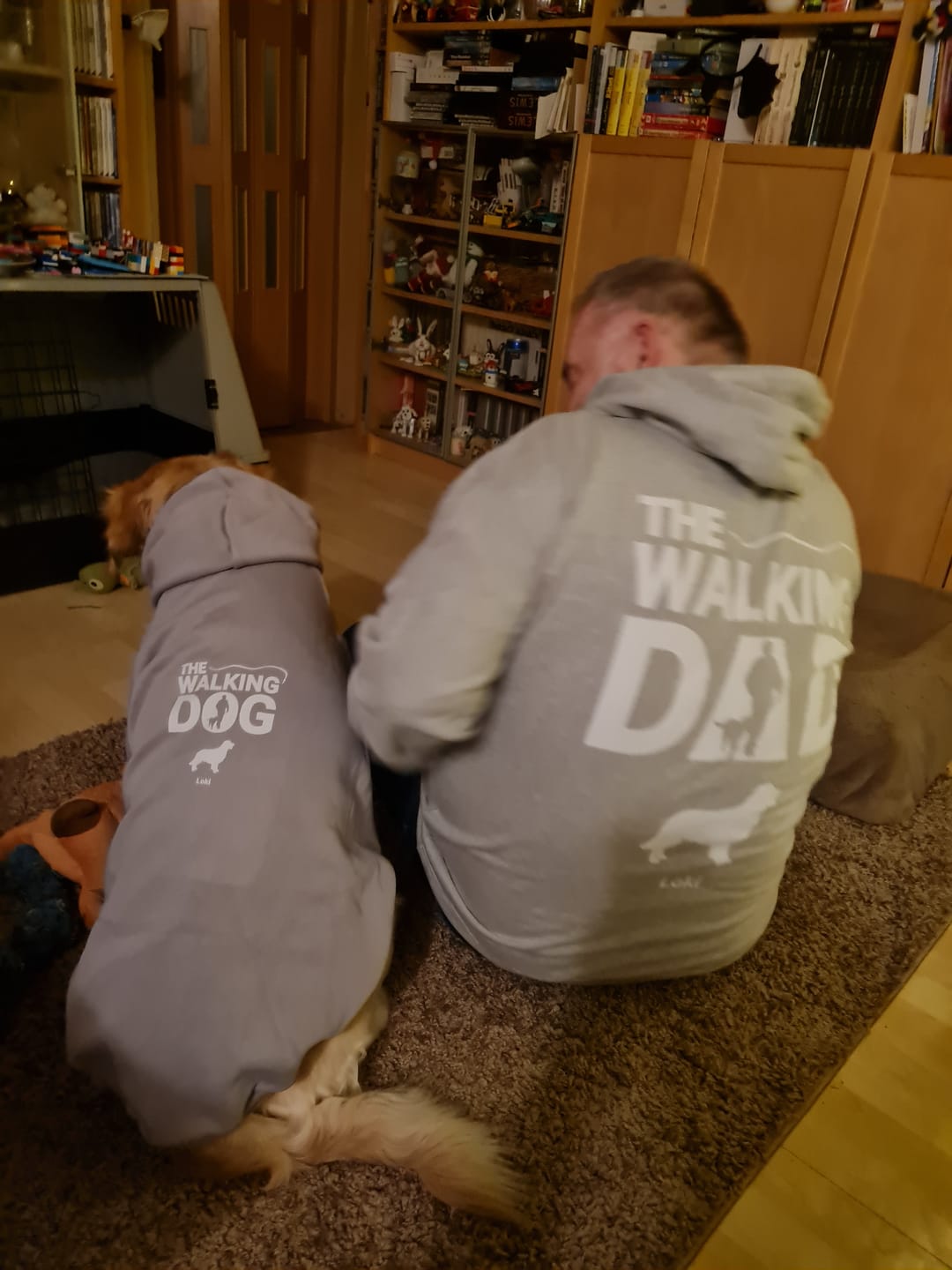 Customer photo review of The Walking Dad - Individueller Hoodie