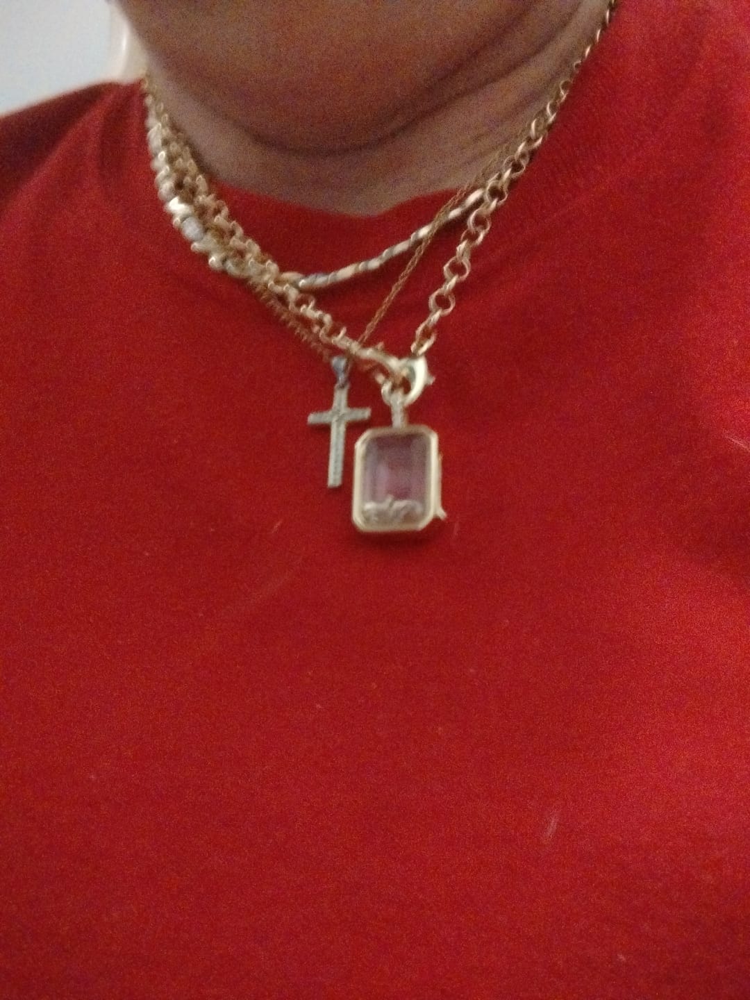 Customer photo review of Cross Charm