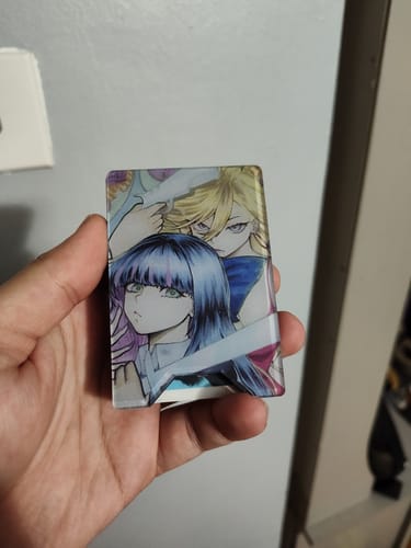 Customer photo review of Custom Design Ultra Slim Plexi Glass Acrylic Wallet