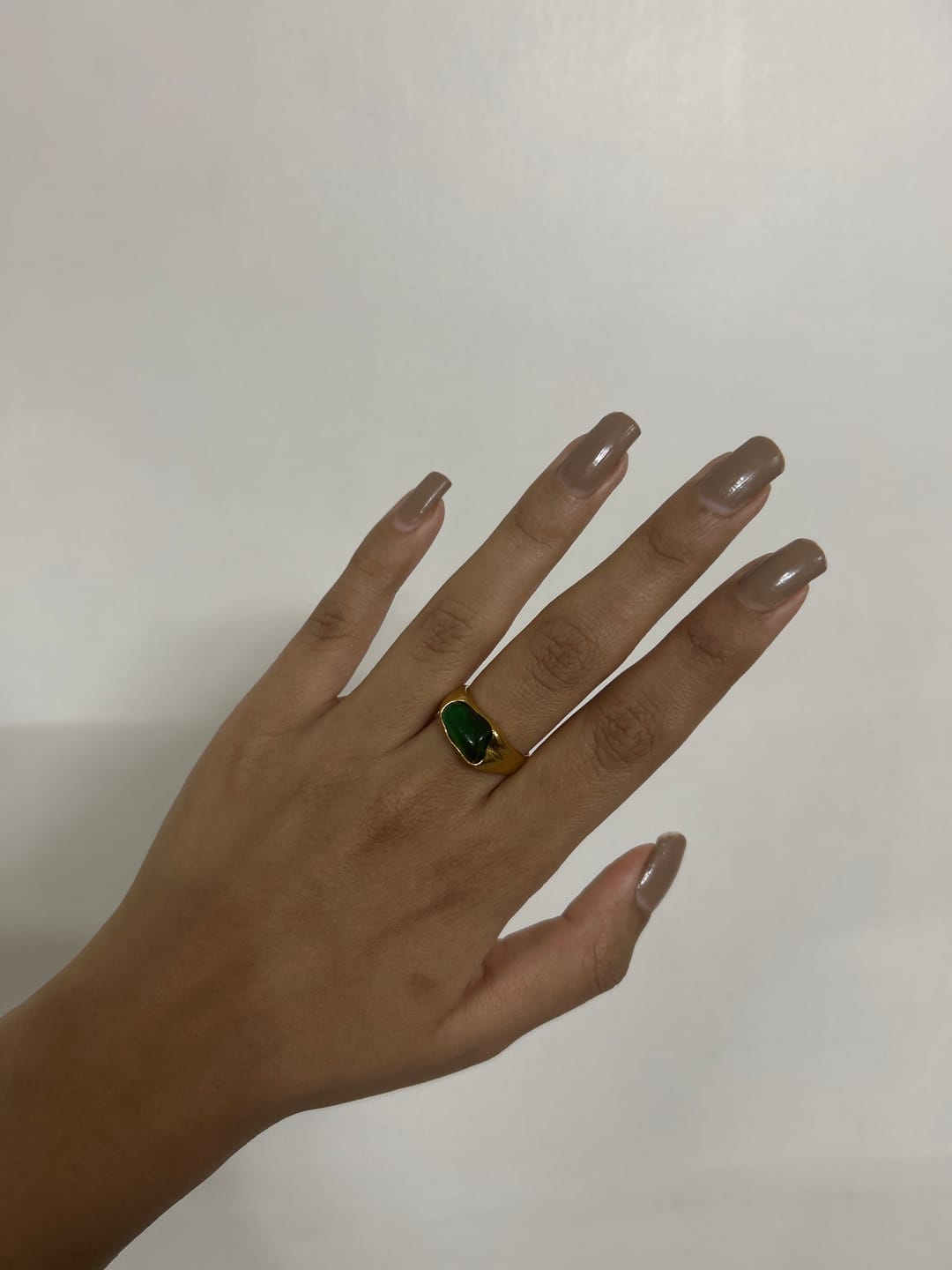 Customer photo review of Greenstone Enigma Ring