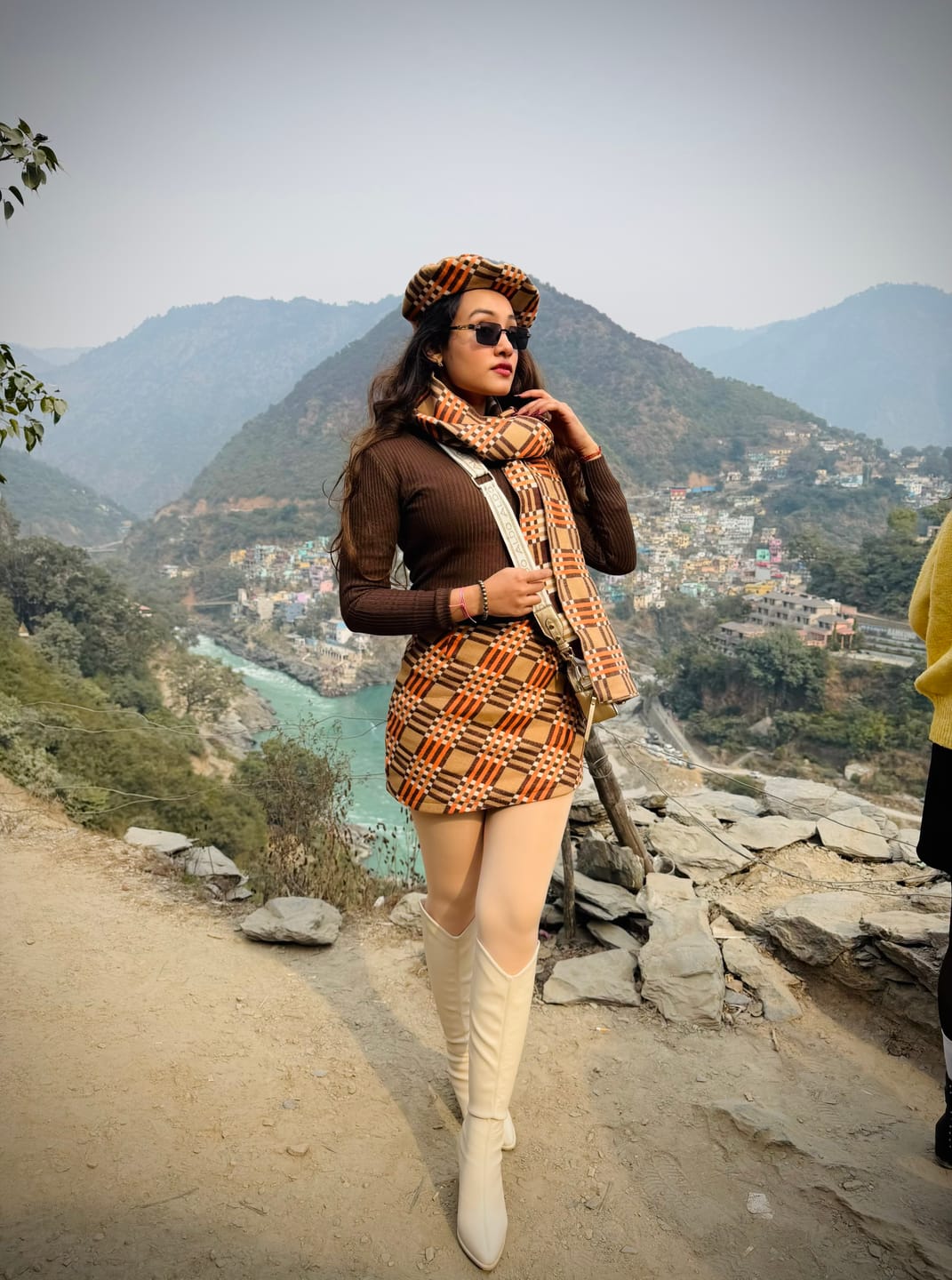 Customer photo review of Oslo Knee High Leather Boots
