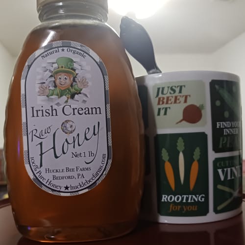 Customer photo review of ☕ Coffee Lover’s Honey Bundle – Espresso, Bourbon & Irish Cream Honey