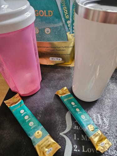Customer photo review of BodyGOLD Collagen Single Servings