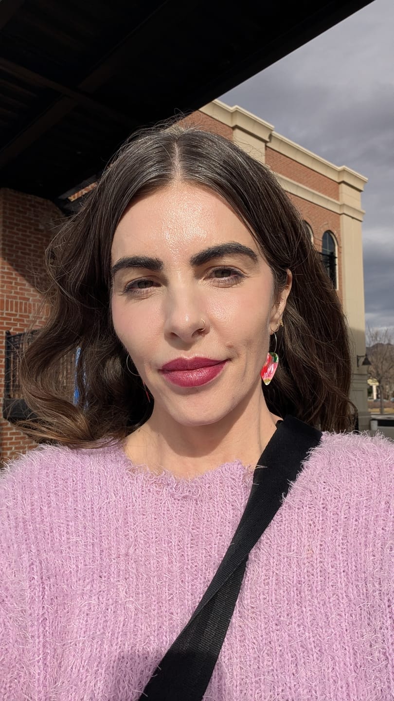 Customer photo review of Berlin Lipstick