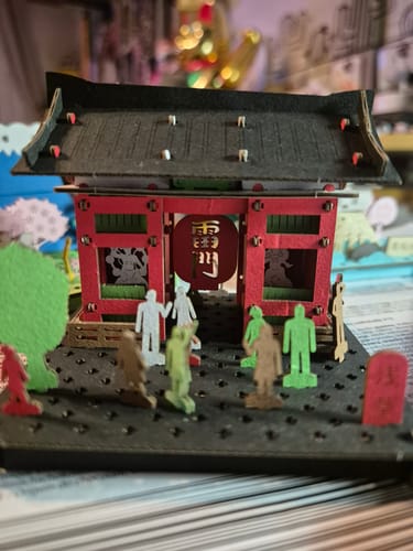 Customer photo review of Maquette Miniature Japonaise - Asakusa