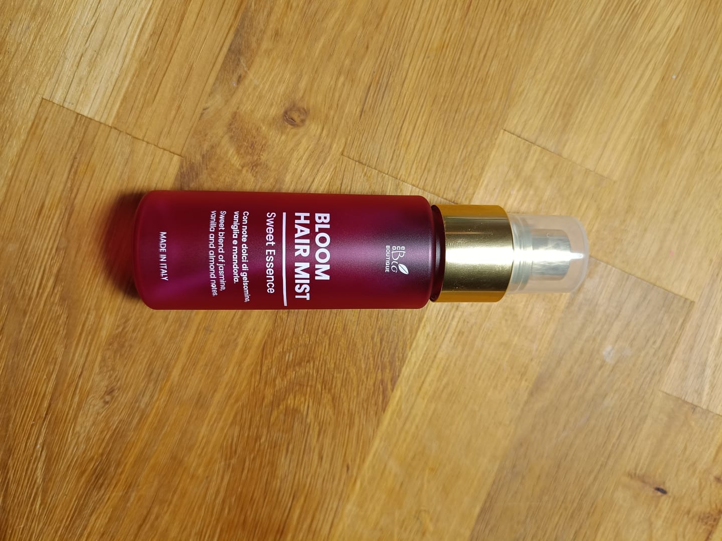 Customer photo review of Bloom Hair Mist