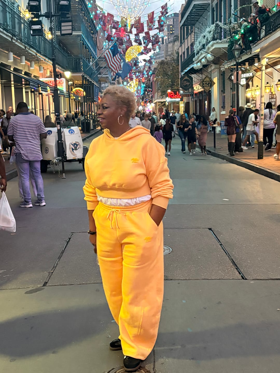 Customer photo review of Soufflé Cropped Hoodie Sets