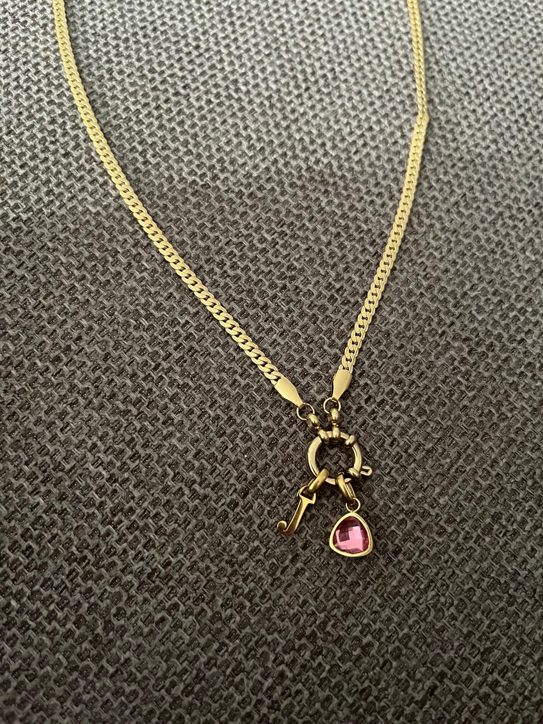 Customer photo review of Birthstone charm