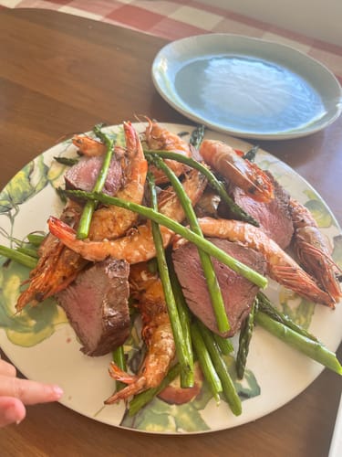 Customer photo review of Raw Australian Tiger Prawns (Jumbo)