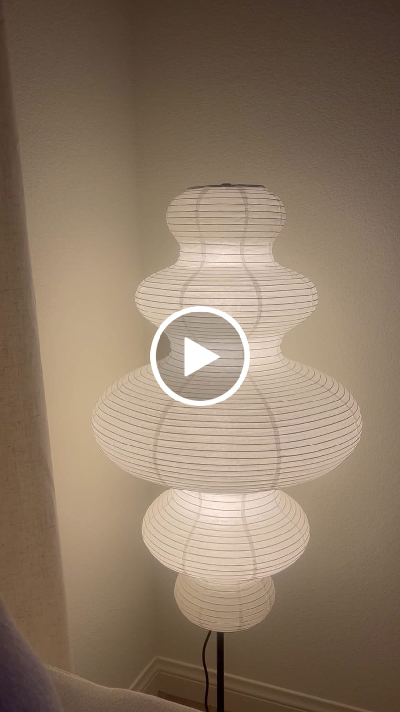 Customer video review of Zephyr Paper Floor Lamp