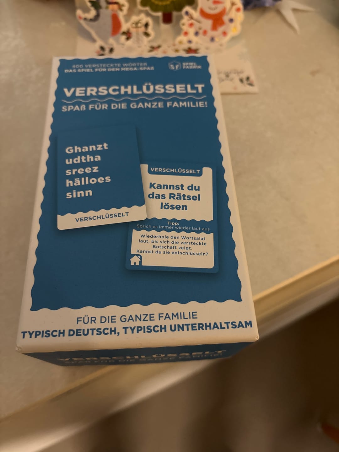 Customer photo review of VERSCHLÜSSELT FAMILIENEDITION