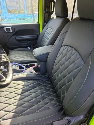 Customer photo review of Premium Custom-Fit Seat Covers