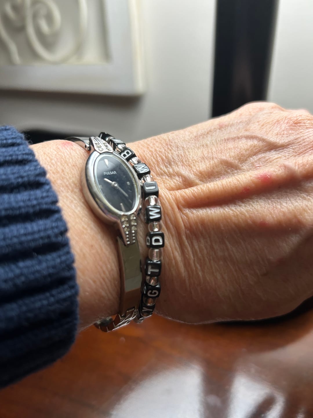 Customer photo review of When you go through deep waters, I will be with you. VERSELET®