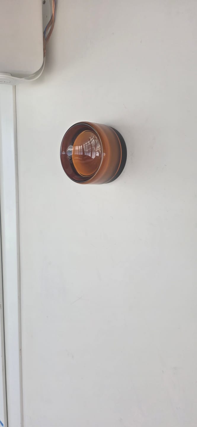 Customer photo review of Luminária de Parede Moderna Minimalista Vidro Opal