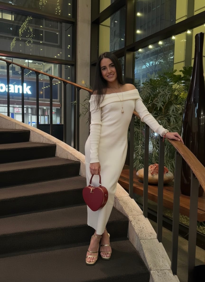 Customer photo review of Anna Heart Bag