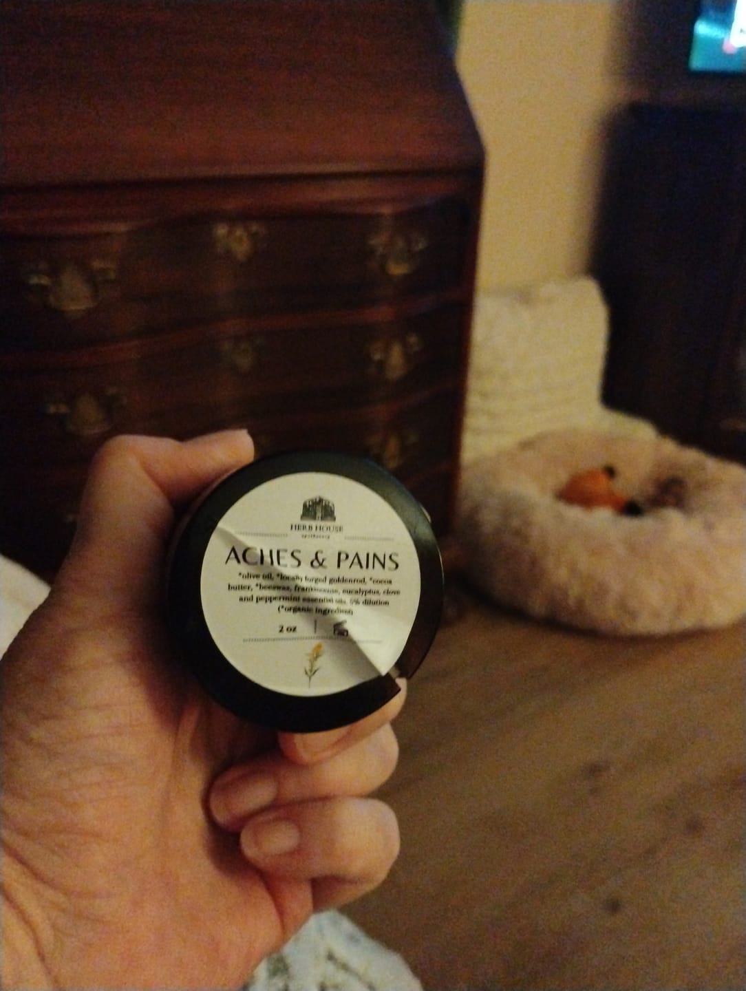 Customer photo review of Aches & Pains Salve