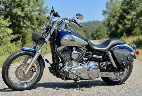 Customer photo review of H-D® Dyna Left Side Solo Bag - DL02