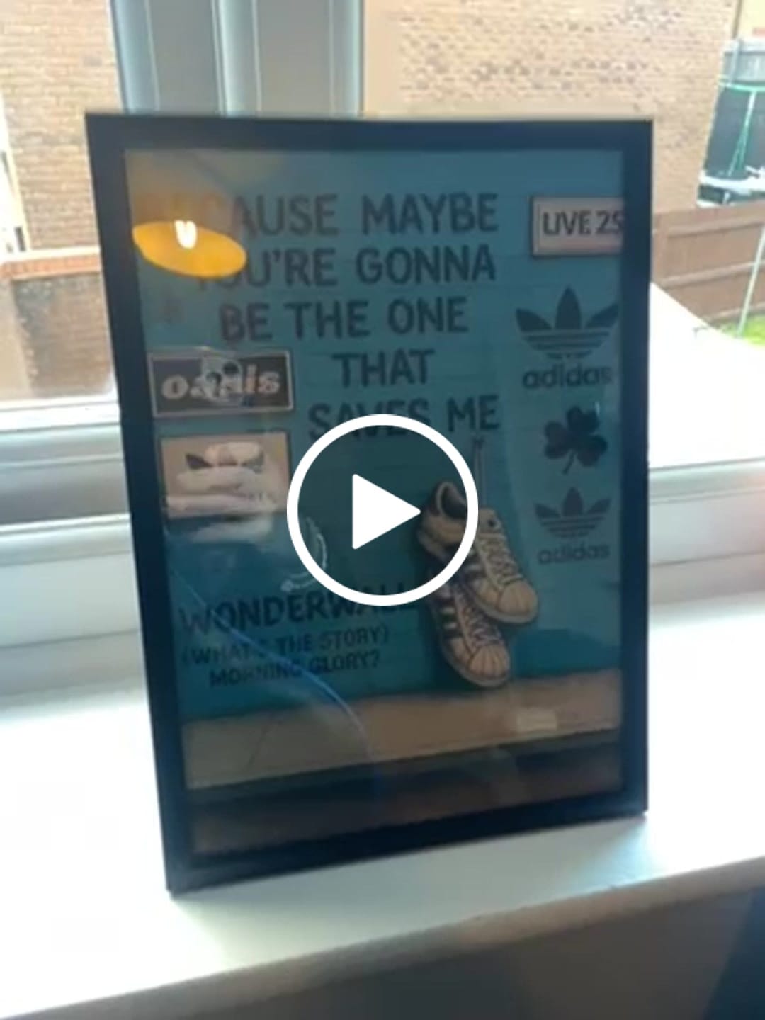 Customer video review of Wonderwall - Oasis Inspired Graffiti Poster