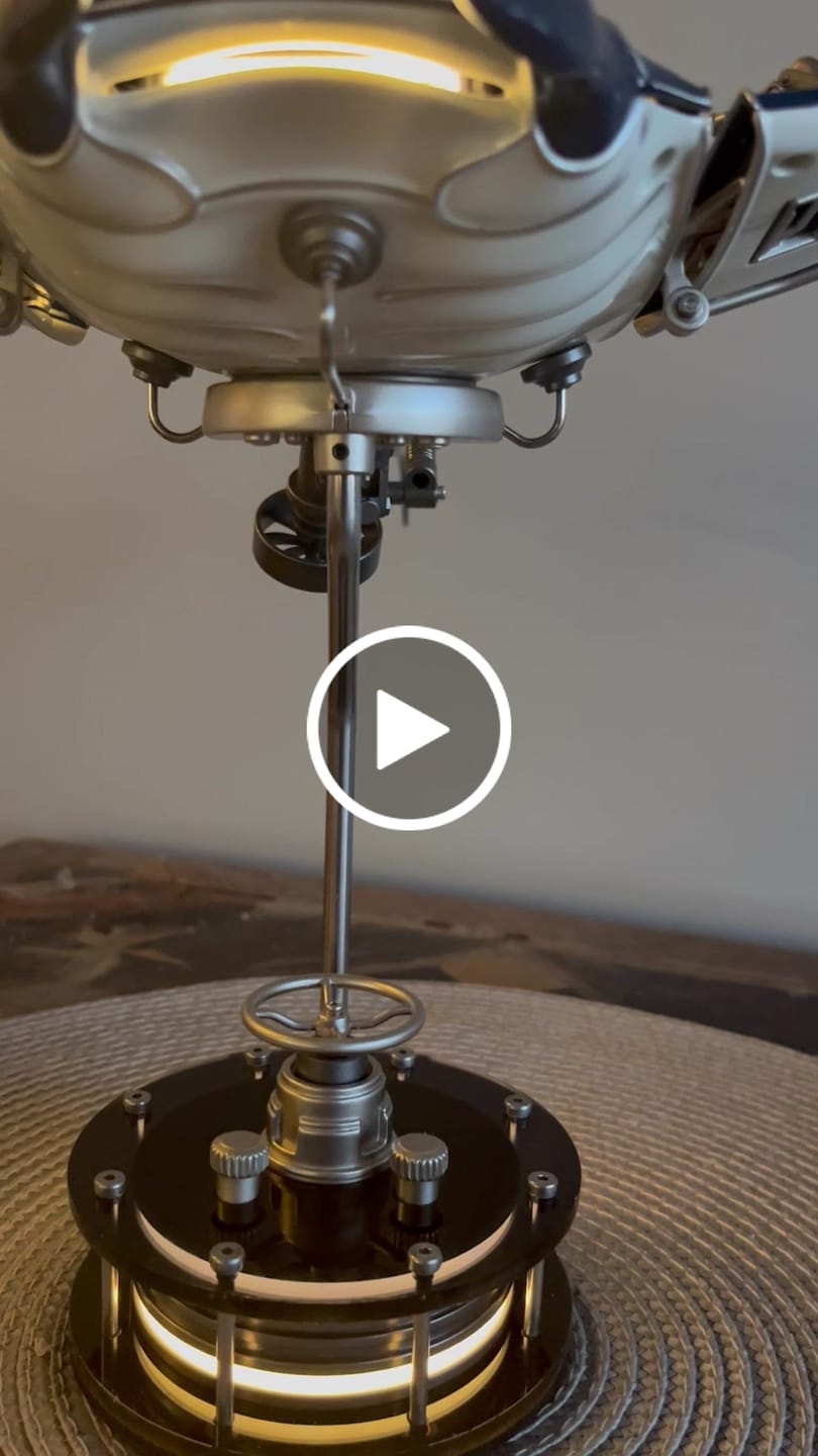 Customer video review of Rokrgeek Innovative Manta Ray Mechanical 3D Metal Model