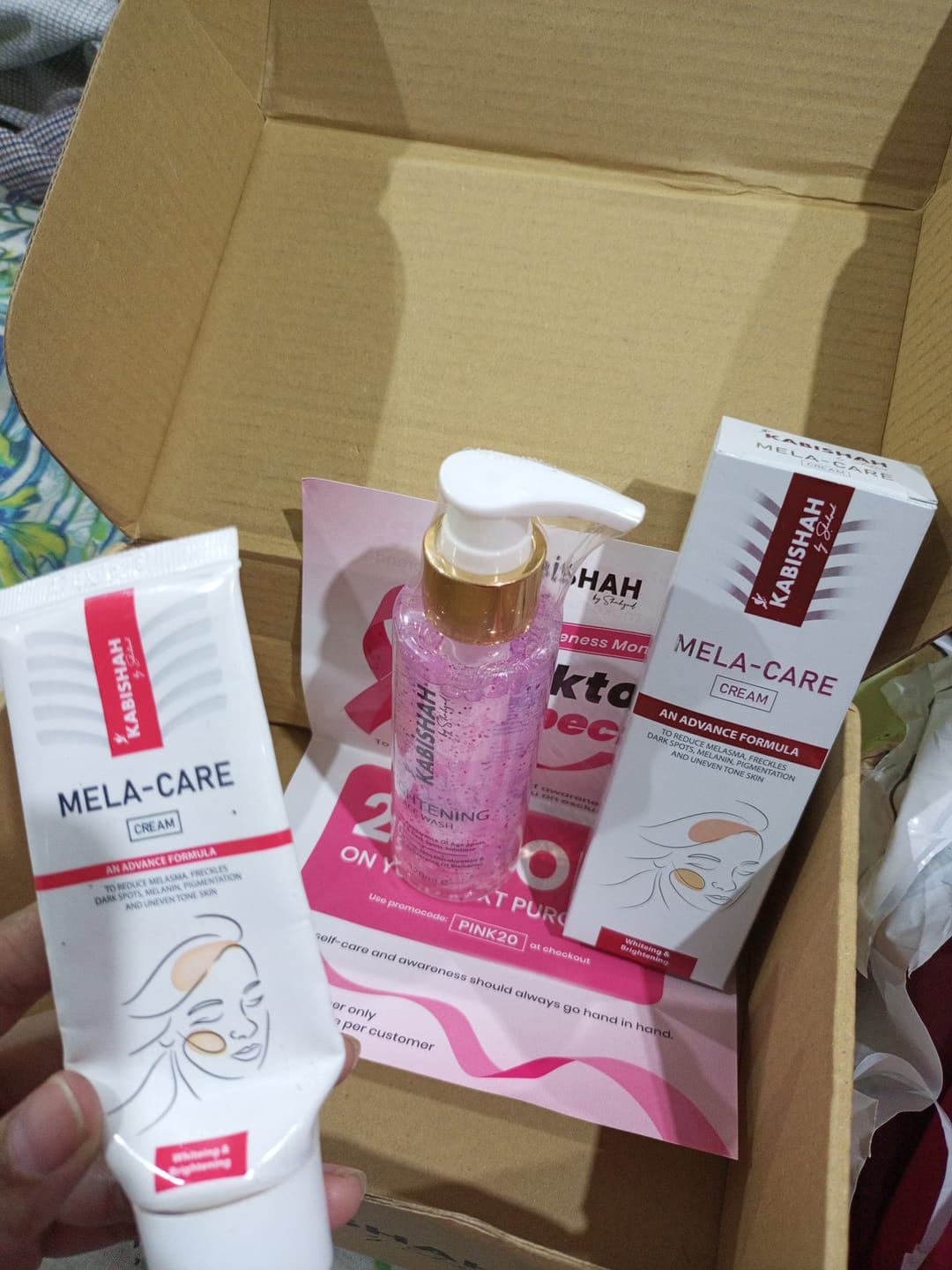 Customer photo review of Brightening Facewash 150ml