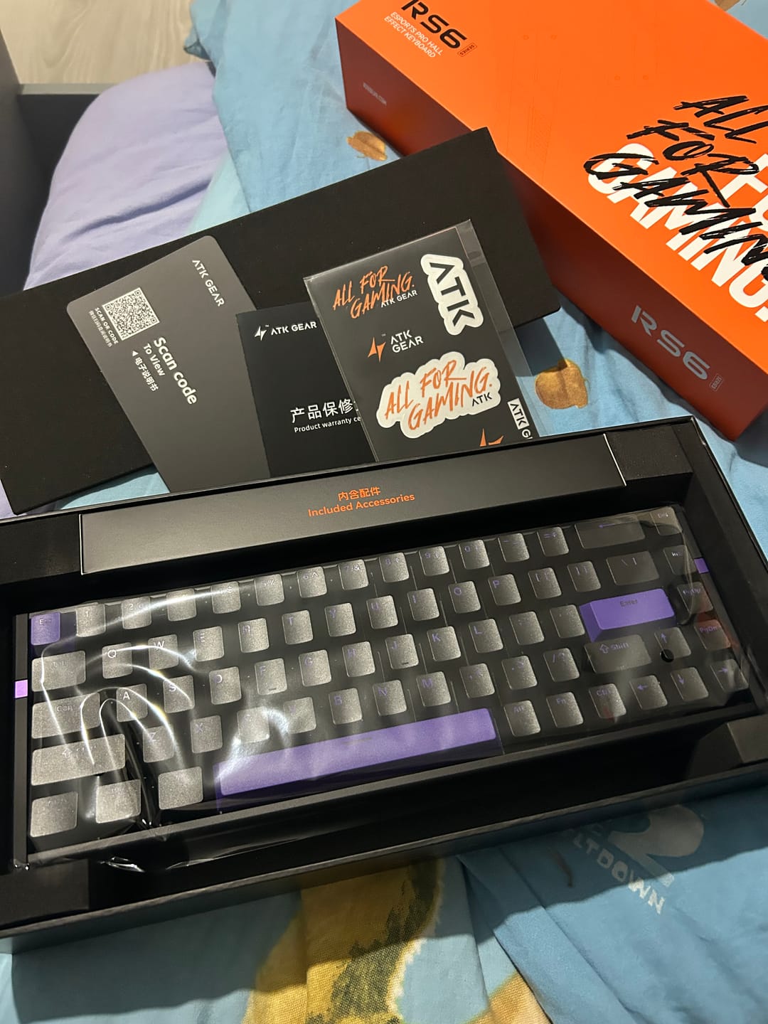 Customer photo review of ATK RS6 Alüminyum Klavye (Manyetik Switch / HE)