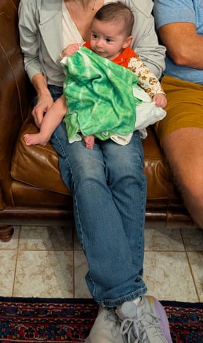 Customer photo review of Funny Cabbage Blanket